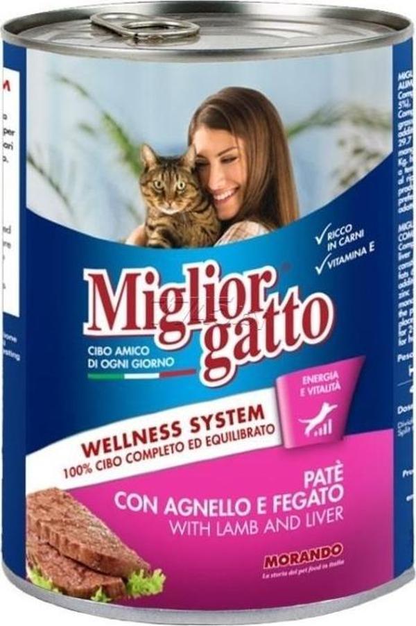 Miglior Gatto Pate Kuzu Ciğerli Kedi Konservesi 400 Gr. - Image 1