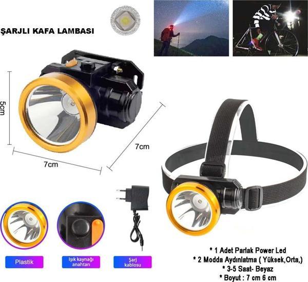 ŞARJLI BARET KAFA LAMBASI WATTON WT-700 - Image 1