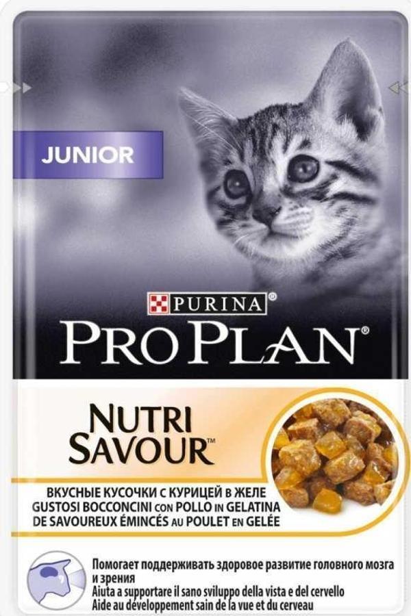 Pro Plan Pouch Junior Tavuklu Yaş Kedi Maması 85 Gr - Image 1
