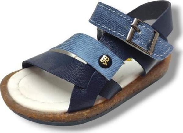 Şirinbebe 1700-20 Anatomik 3 Bant  Erkek Çocuk Sandalet Lacivert Mavi 21-25 - Image 1
