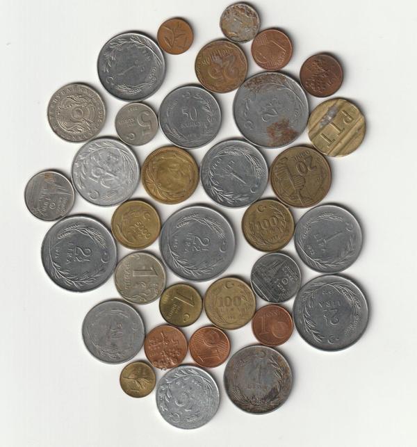 Escoines Koleksiyon 368605c2132e29 Koleksiyon Başlangıç seti 33Adet Eski Madeni para Jeton - Image 1