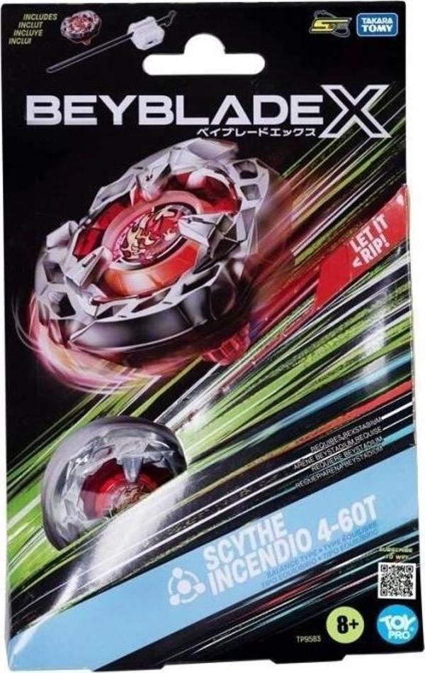 Nessiworld BEY05000 Beyblade 1li Set Scythe Incendio 4-60T - Image 1