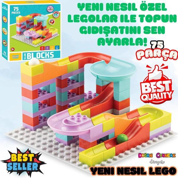Creative Blok 75 Parça - Slide Blocks 75 Parça - Lego Oyuncakları - Yaratıcı Top Oyunu - Creative Le - Image 1