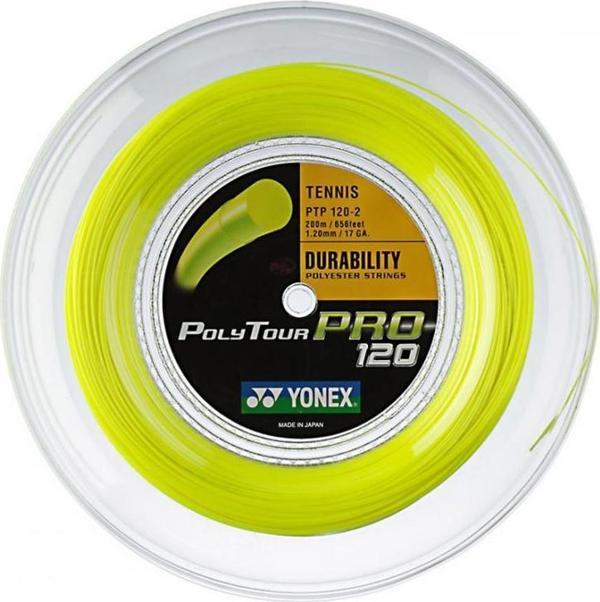 YONEX POLY TOUR PRO 120-2 (200m) TENİS KORDAJI - SARI - Image 1
