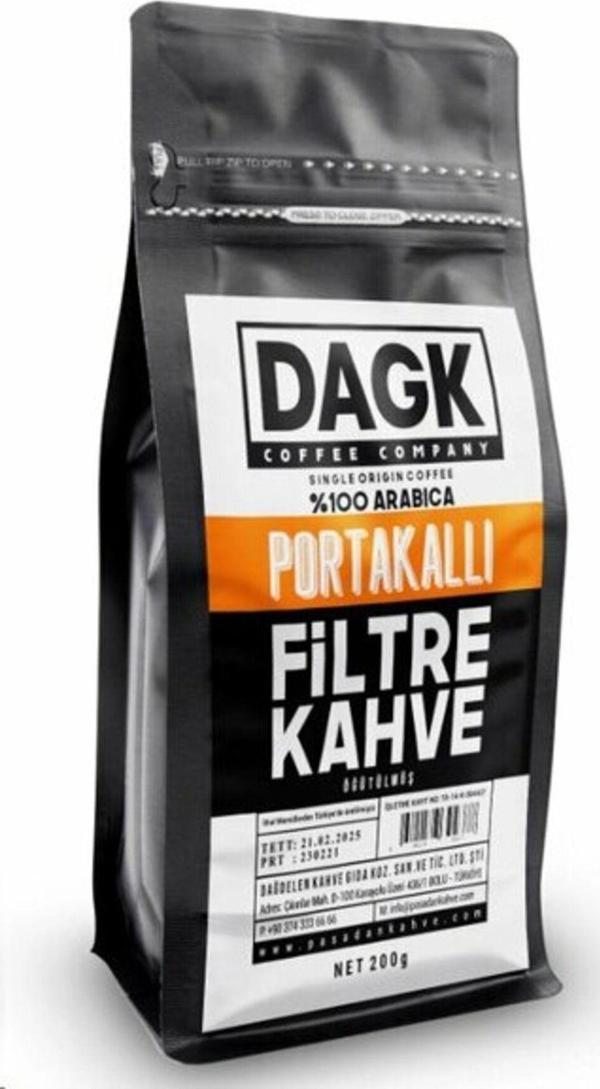 Dagk Coffee Company Dagk Portakallı Filtre Kahve 200 Gr - Image 1
