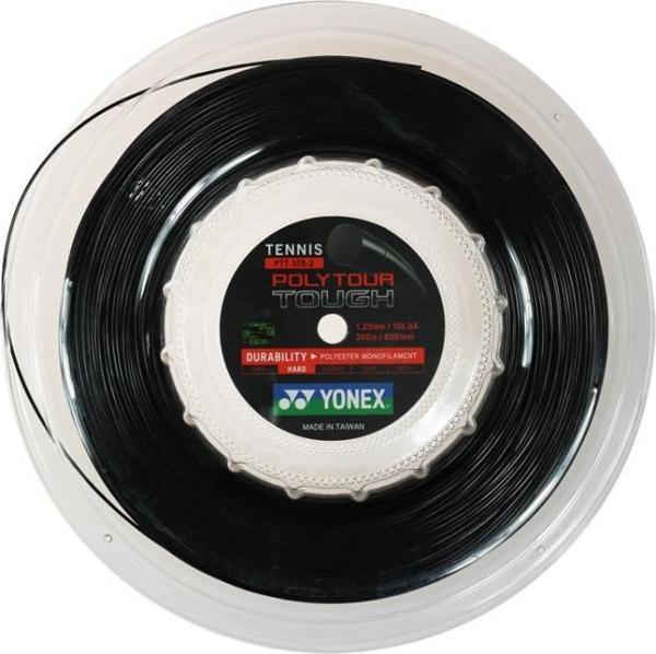 YONEX POLY TOUR TOUGH 125-2 (200m) TENİS KORDAJ - SİYAH - Image 1