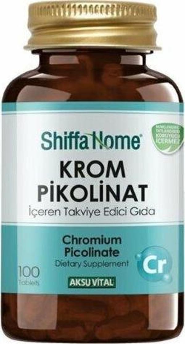 Aksuvital Shf Krom Pikolinat 100 Tablet - Image 1