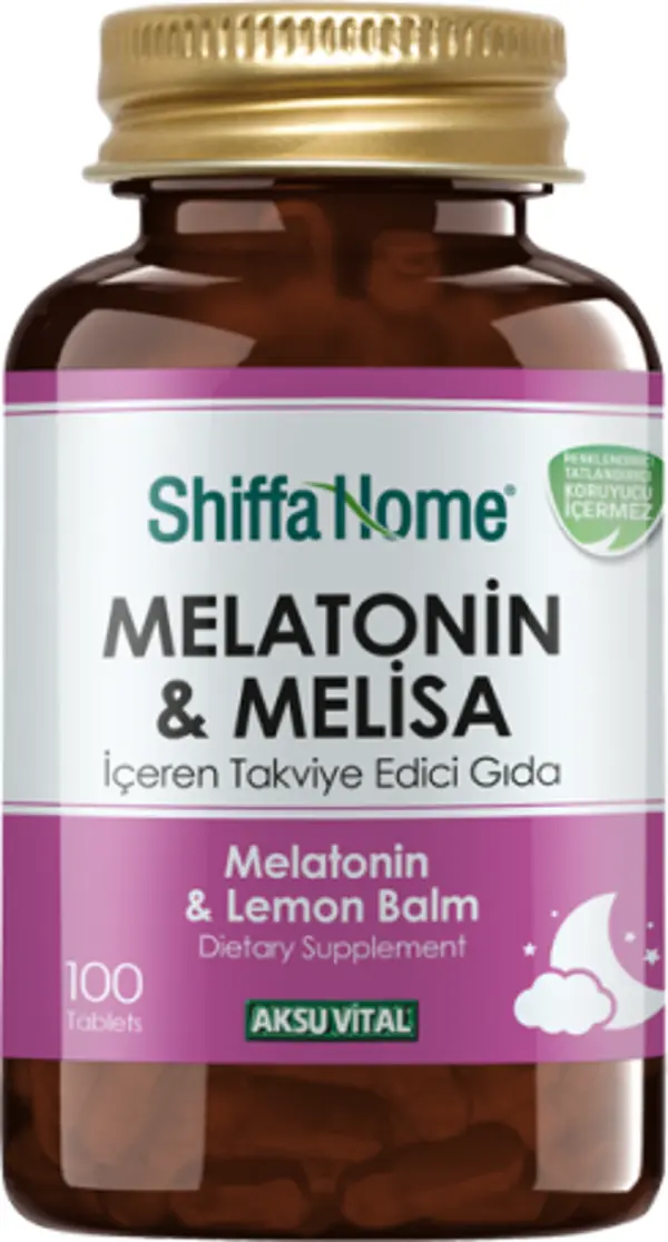 Aksuvital Shf Melatonin 100 Tablet - Image 1