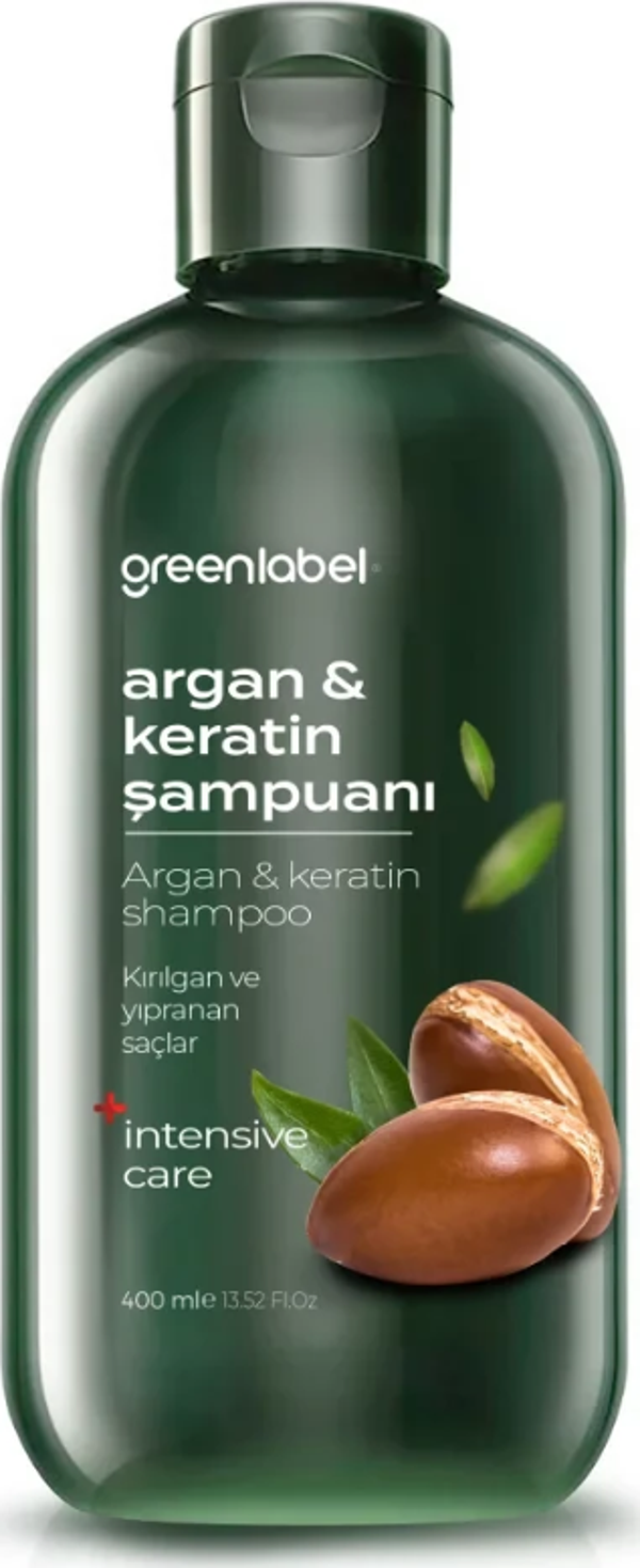 Greenlabel Argan & Keratin Şampuanı 400 Ml. - Image 1