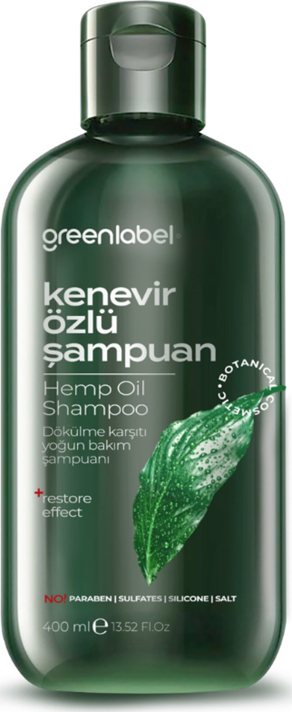 Greenlabel Kenevir Yağı Özlü Şampuanı 400 Ml. - Image 1