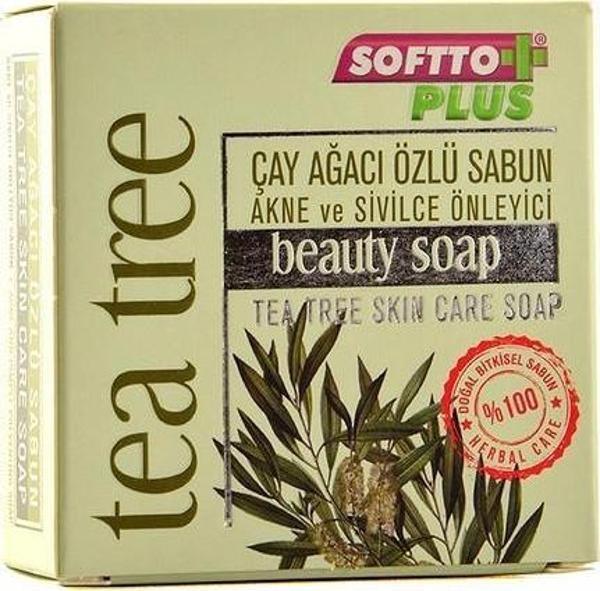 Softto Plus Çay Ağacı Sabunu 150 Gr - Image 1