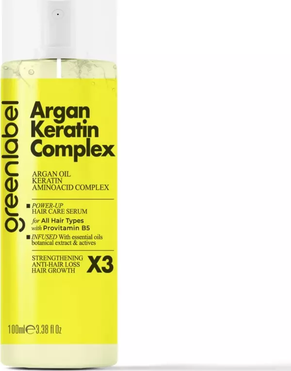 Greenlabel Argan Keratin Saç Bakım Komplex (Durulamasız) 100 Ml - Image 1