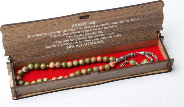 Beslenme Dedektifi Kutulu 33 Lü Tesbih Unakit Taşı - Image 1