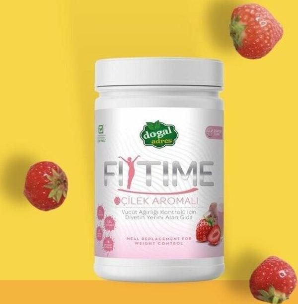 Doğal Adres Fitime Protein Shake Mix Çilek Aromalı 450 Gr - Image 1