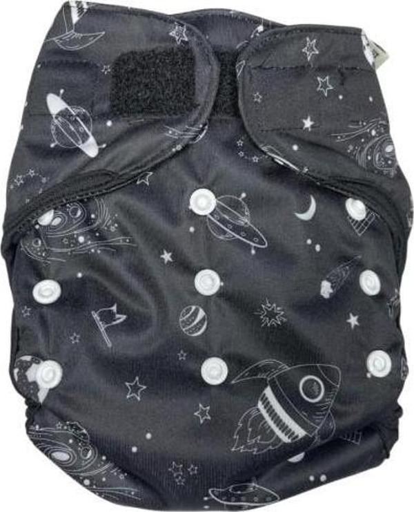 Natural Bebe Store Yıkanabilir Bebek Bezi Tek Beden Cover Uzay - Image 1