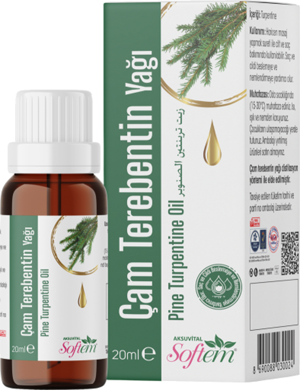Aksuvital Softem Çam Terebentin Yağı 20 Ml - Image 1