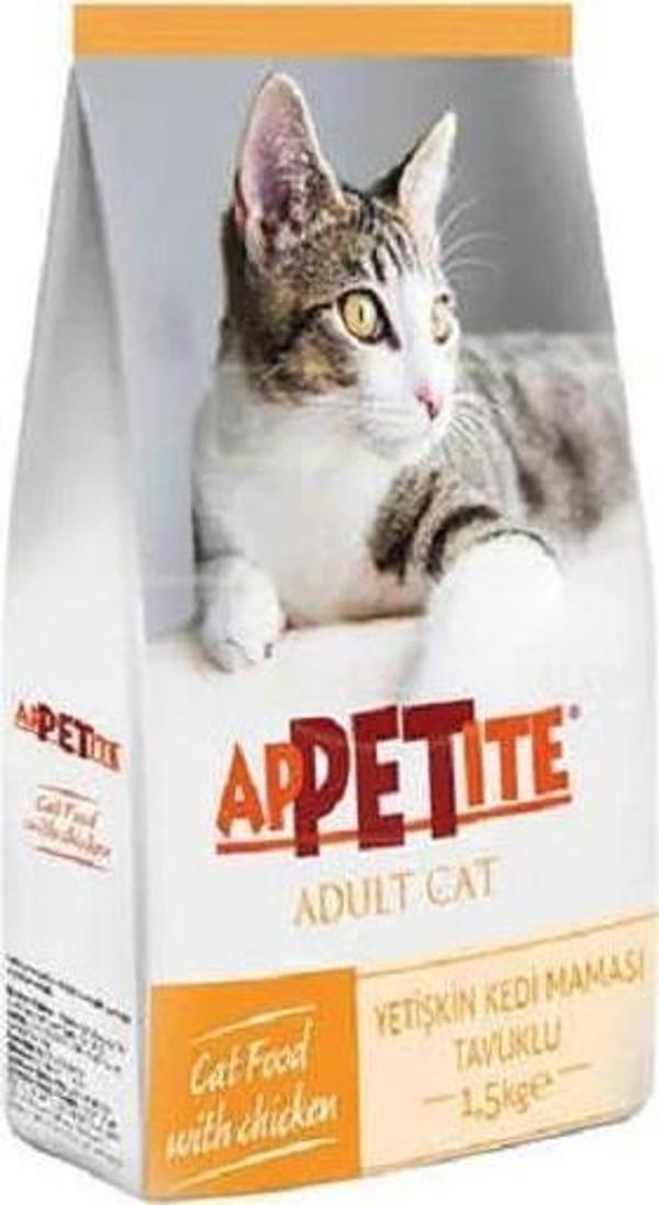 Appetite Tavuklu Yetişkin Kuru Kedi Maması 1,5 kg - Image 1