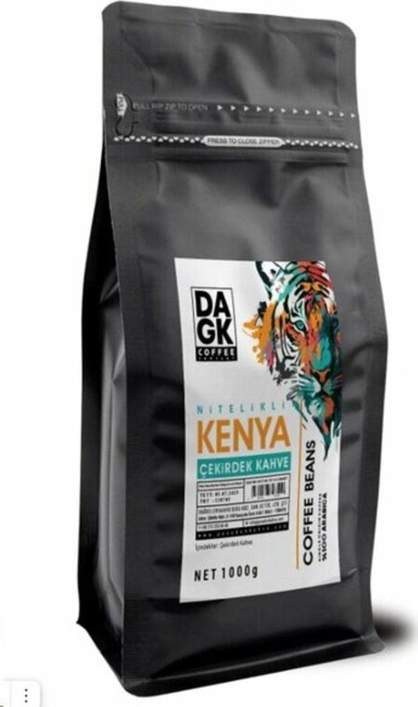 Dagk Coffee Company Dagk Nitelikli Kenya Çekirdek Kahve 1000Gr - Image 1
