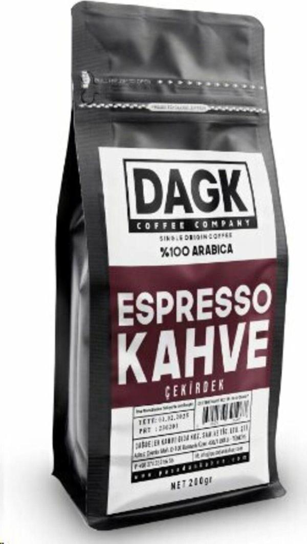 Dagk Coffee Company Dagk Espresso Çekirdek Kahve 200Gr - Image 1