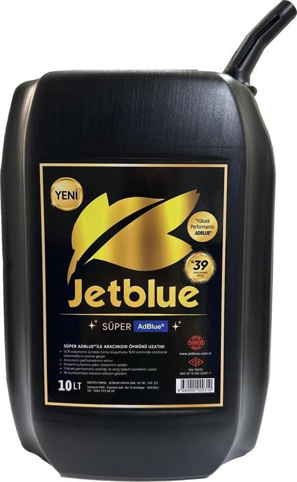 JetBlue Adblue Süper - Dizel Araçlar Için Emisyon Düşürücü Yakıt Katkısı 10 Litre Üretim Yılı 2023 - Image 1