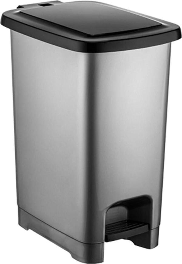 Şenyayla Plastik 40 Lt Slim Pedallı Çöp Kovası 40 Lt Slim Çöp Fma07818 - Image 1