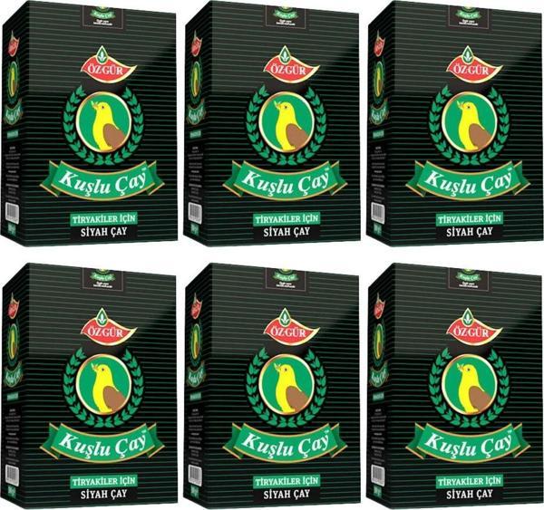 Özgür Çay Kuşlu Çay 500 G X 6 Adet - Image 1