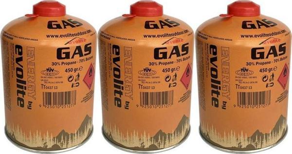 Evolite 450 Gr. Gaz Ocak Kartuşu 3 Adet EVO-011-A1 - Image 1