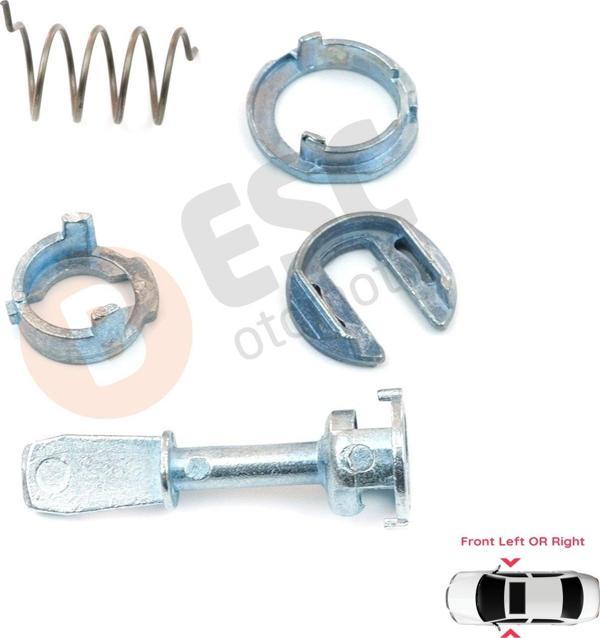 VW Golf MK4 IV 1J 1J1 1J5 1997-2005 Hatchback Variant 1U0837167 İçin Ön Kapı Kilit Tamir Seti 45 mm - Image 1
