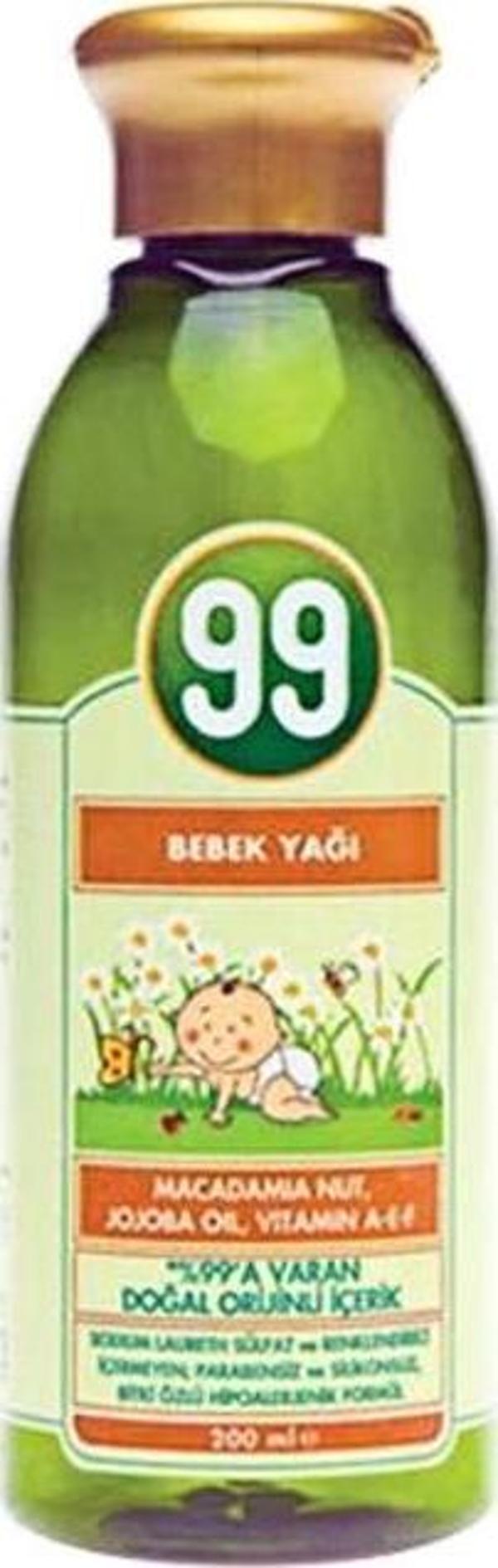 99 Nemlendirici Bebek Yağı 200ml 8690498000365 - Image 1