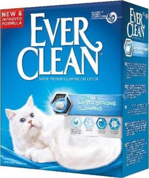 Ever Clean Extra Strong Unscented Kokusuz Topaklaşan Kedi Kumu 6 Lt - Image 1