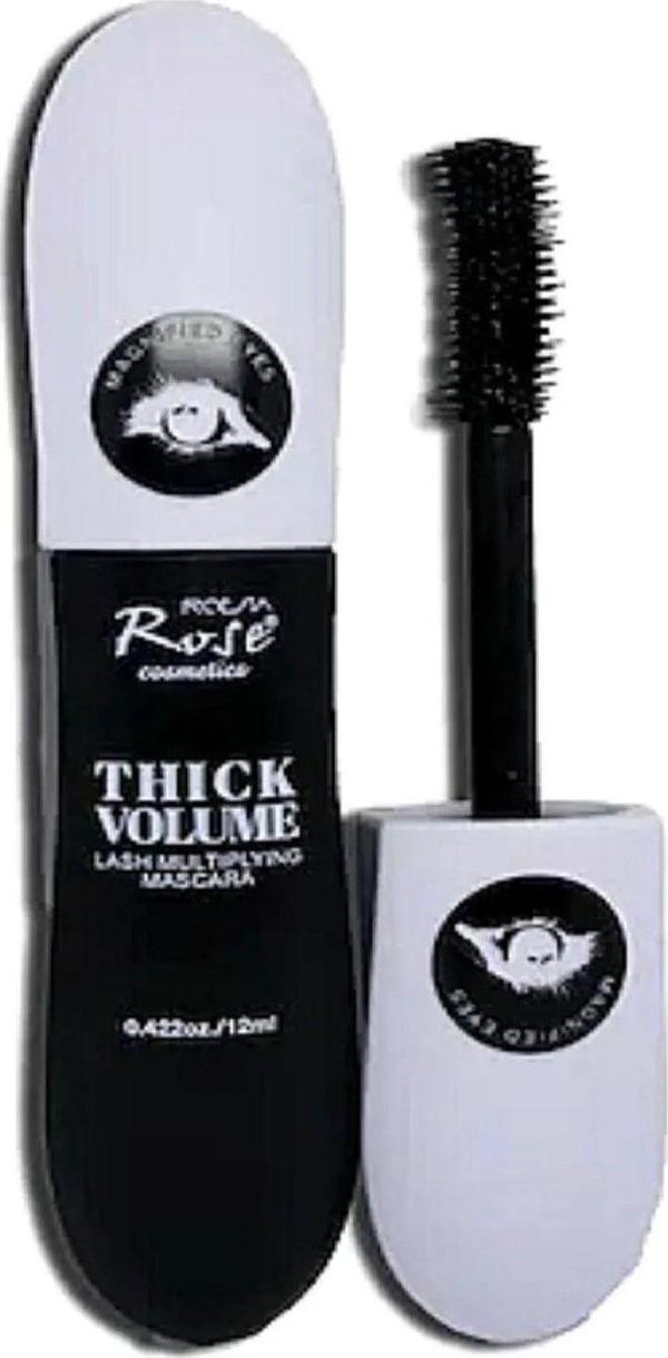 Rose Roesıa Cosmetics Hacim Etkili Siyah Maskara - Thick Volume - Image 1