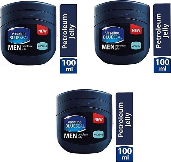 Vaseline Blueseal Vazelin Erkek 100 Ml 3 Adet Men Petroleum Jelly Fresh New - Image 1