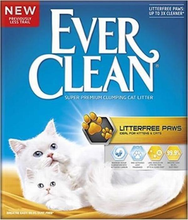 Ever Clean Litterfree Paws Patilere Yapışmayan Topaklanan Kedi Kumu 10 Lt - Image 1