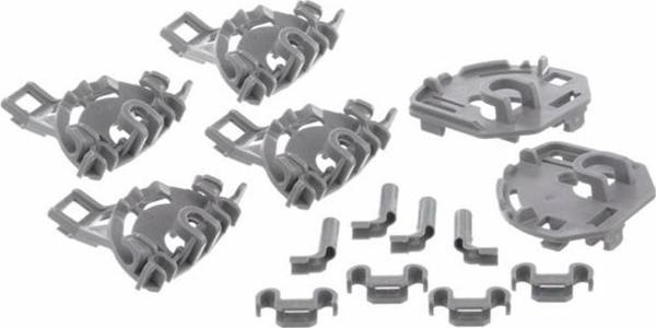 Bosch SGS59T02EU SGS09T02EU SGV09S03 ile Uyumlu Bulaşık Makinesi Katlanır Tabaklık Klips Seti - Image 1