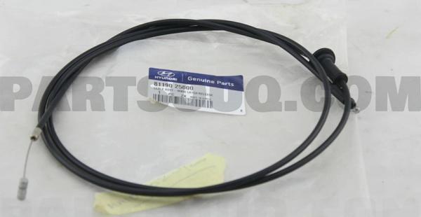 Tel Kaput Açma Accent 00-06 (Oem No: 81190-25000) - Image 1
