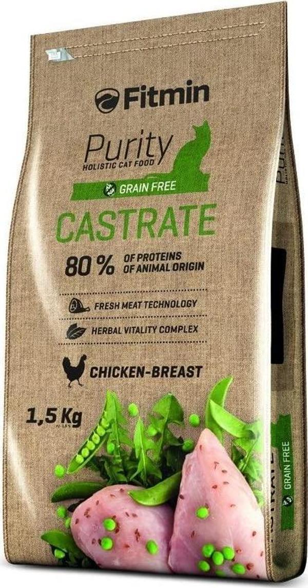 Fitmin Purity Castrate Taze Tavuk Etli Kısırlaştırılmış Kedi Maması 1,5 Kg - Image 1