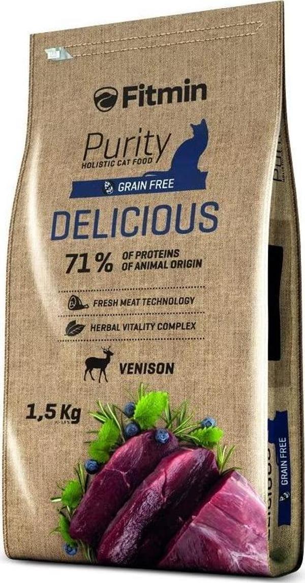 Fitmin Purity Delıcıous Taze Av Etli Yetişkin Kedi Maması 1,5 Kg - Image 1