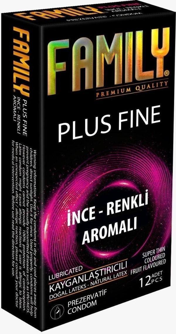Family Plus Prezervatif Kondom, Li, Aloe Veralı, Kayganlaştırılmış, Rezervuar Uçlu - Image 1