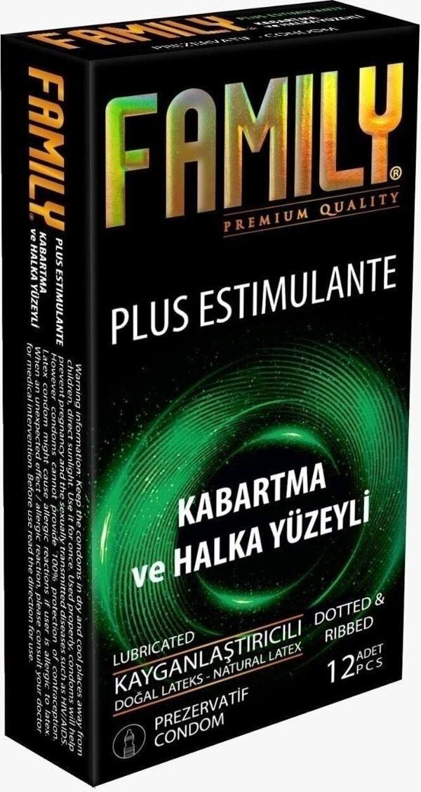 Family Plus Prezervatif Kondom Li Aloe Veralı, Kayganlaştırılmış, Rezervuar Uçlu - Image 1