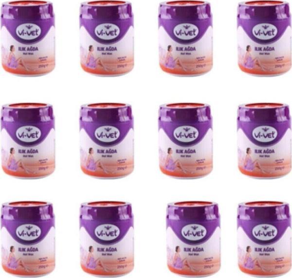 Vi-Vet Vivet Ilık Turuncu Klasik Ağda 250Gr*12Adet - Image 1