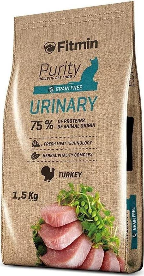 Fitmin Purity Urinary Taze Hindi Etli Yetişkin Kedi Maması 1,5 Kg - Image 1