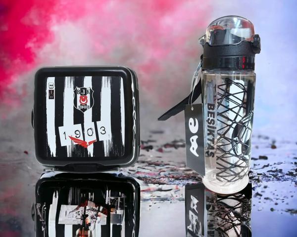 Beşiktaş Beslenme Kabı ve Su matarası SET - Image 1