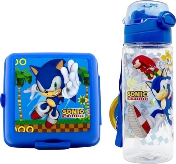 Lisanslı 500 ml Matara Ve Dört Bölmeli Beslenme Kabı Seti - Image 1