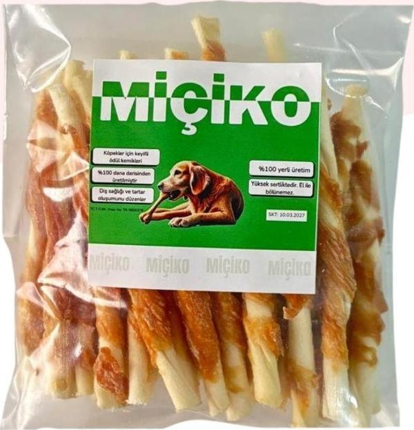 Tavuk Sarma Burgu Çubuk Köpek Ödül Kemiği 45Li Paket - Image 1