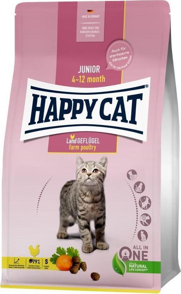 Happy Cat Junior Geflügel Yavru Kedi Maması 4 Kg - Image 1