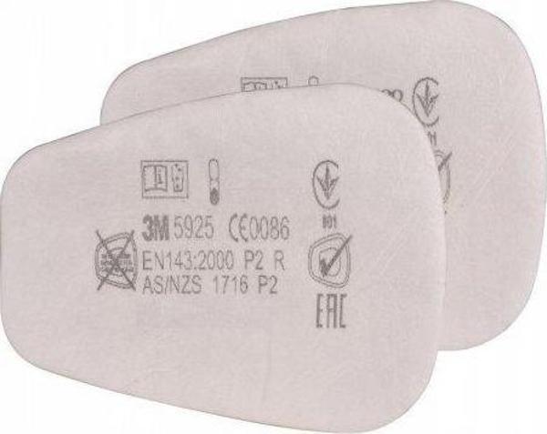 3M 5925 P2 Toz ve Sis Filtresi (1 ÇİFT) - Image 1