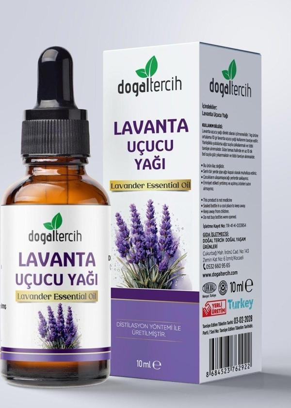 Lavanta Uçucu Yağı 10 ml %100 Saf ve Doğal (Lavender Essential Oil) - Image 1