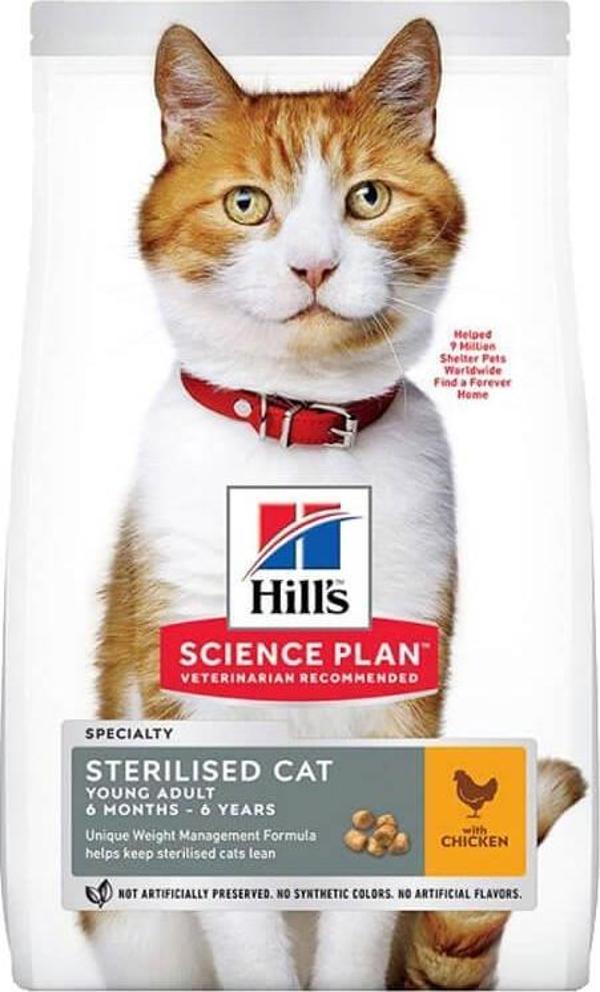 Hill's Sterilised Kısırlaştırılmış Tavuklu Kedi Maması 1.5 Kg - Image 1