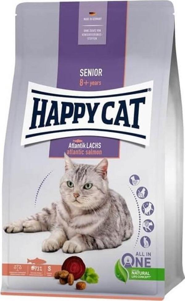 Happy Cat Senior Atlantik Balıklı Yaşlı Kedi Maması 4 Kg - Image 1