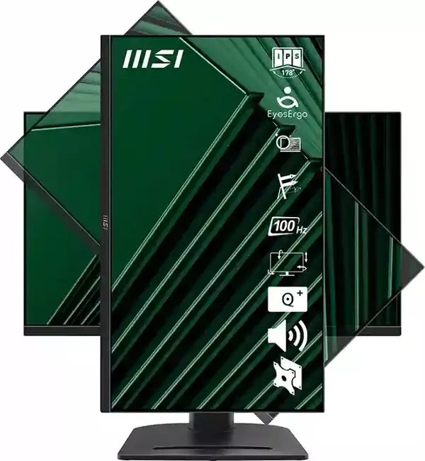 MSI PRO MP275PG 27 1920x1080 FHD 100Hz 1ms HDMI VGA DP Adaptive Sync IPS Monitör - Image 1